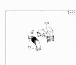 AIR INTAKE,GASOLINE VEHICLES 1