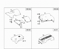 ENGINE COVERING AND SOUND INSULATION 1