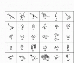 LOOM TIES, CABLE MOUNTING PARTS AND GROMMETS 2