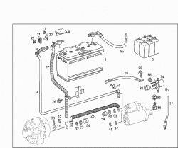 BATTERY,STARTER/ALTERNATOR CABLE 1