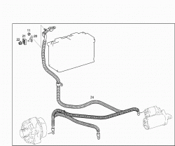 BATTERY,STARTER/ALTERNATOR CABLE 2