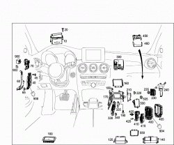 CONTROL UNITS,FUSE BOXES AND RELAYS IN INTERIOR 1