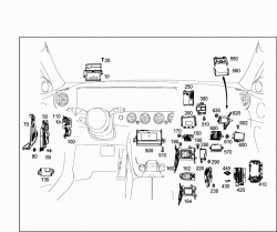 CONTROL UNITS,FUSE BOXES AND RELAYS IN INTERIOR 2