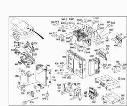 CONTROL MODULES AND RELAY IN TRUNK 2