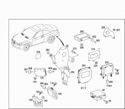 CONTROL MODULES AND RELAY IN TRUNK 1