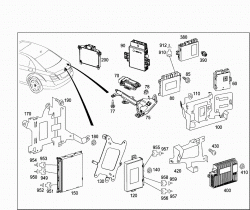 CONTROL MODULES AND RELAY IN TRUNK 3