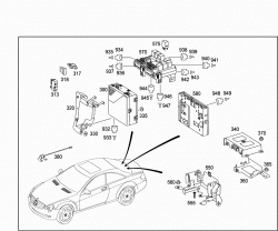 CONTROL MODULES AND RELAY IN TRUNK 2