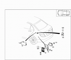 CONTROL MODULES AND RELAY IN TRUNK 1