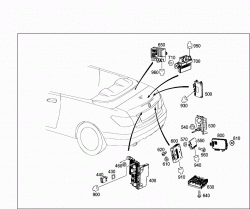 CONTROL MODULES AND RELAY IN TRUNK 2