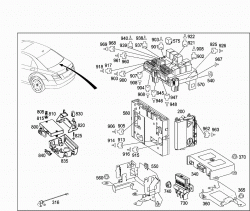 CONTROL MODULES AND RELAY IN TRUNK 2