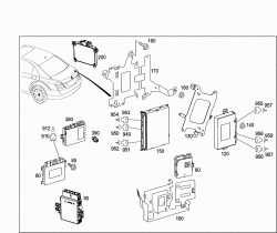 CONTROL MODULES AND RELAY IN TRUNK 3