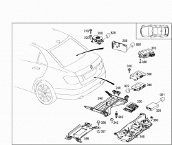 CONTROL MODULES AND RELAY IN TRUNK 2