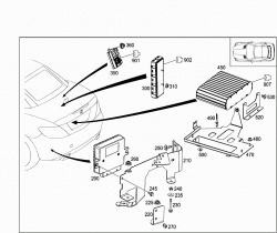 CONTROL MODULES AND RELAY IN TRUNK 2