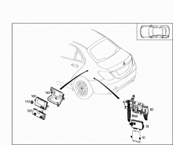 CONTROL MODULES AND RELAY IN TRUNK 1