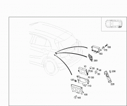 CONTROL MODULES AND RELAY IN TRUNK 1