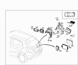 CONTROL MODULES AND RELAY IN TRUNK 3