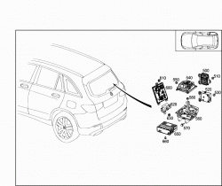 CONTROL MODULES AND RELAY IN TRUNK 3