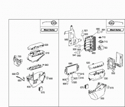 CONTROL MODULE, FUSE AND RELAY BOX IN LEFT FRONT OF ENGINE COMPARTMENT 2