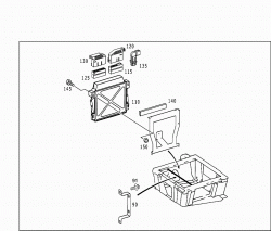 RELAY,FUSEBOX AND CONTROL MODULES IN SEAT FRAME 1