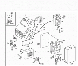 RELAY,FUSEBOX AND CONTROL MODULES IN SEAT FRAME 2