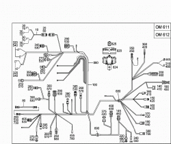 ENGINE CABLE HARNESS,BODY MOUNTED 1