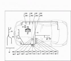 ENGINE CABLE HARNESS,BODY MOUNTED 1