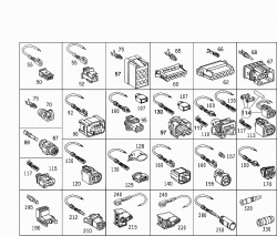 ENGINE CABLE HARNESS,C-CLASS 1