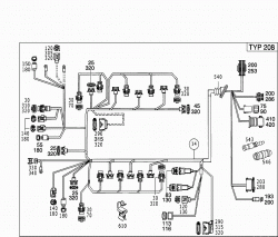 ENGINE CABLE HARNESS, C/CLK-CLASS 2