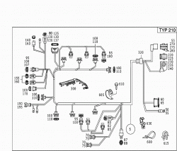 ENGINE CABLE HARNESS,E/CLS-CLASS 2