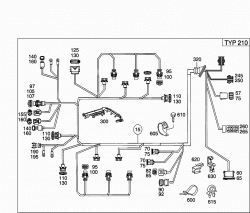 ENGINE CABLE HARNESS,E/CLS-CLASS 3