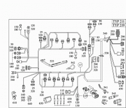 ENGINE CABLE HARNESS,E/CLS-CLASS 3