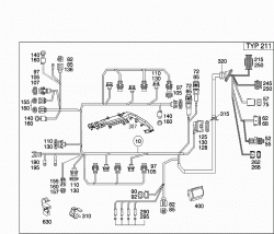 ENGINE CABLE HARNESS,E/CLS-CLASS 4