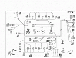 ENGINE CABLE HARNESS,E/CLS-CLASS 3