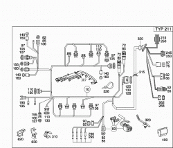 ENGINE CABLE HARNESS,E/CLS-CLASS 4