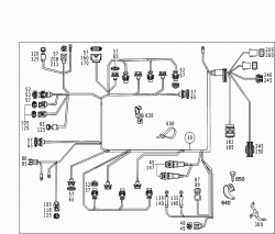 ENGINE CABLE HARNESS,M/R CLASS 3