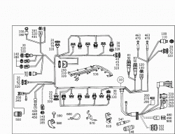 ENGINE CABLE HARNESS,M/R CLASS 1