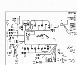 ENGINE CABLE HARNESS,SL-CLASS 1