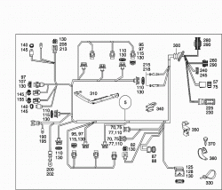 ENGINE CABLE HARNESS,SLK-CLASS 2