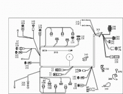 ENGINE CABLE HARNESS,SLK-CLASS 3