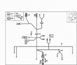 TAIL LAMP CABLE HARNESS 2