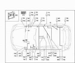 MAIN CABLE HARNESS FRAME FLOOR UNIT 1