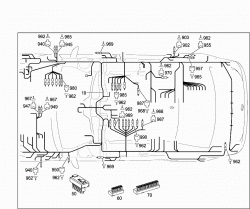 MAIN CABLE HARNESS FRAME FLOOR UNIT 1