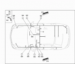 MAIN CABLE HARNESS FRAME FLOOR UNIT 1