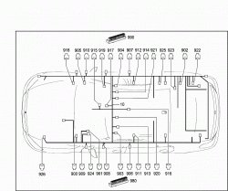 MAIN CABLE HARNESS FRAME FLOOR UNIT 1