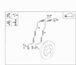 BRAKE PAD WEAR INDICATOR AND SPEED SENSOR,FRONT AND REAR AXLE 1