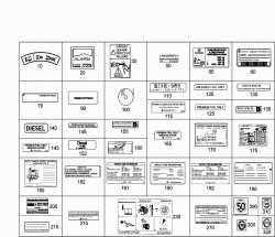 TYPE PLATE,GUIDE SIGNS