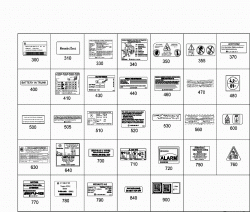 TYPE PLATE,GUIDE SIGNS 2