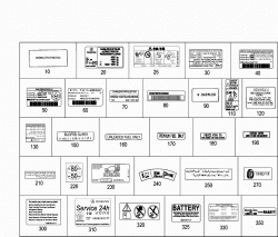 TYPE PLATE,GUIDE SIGNS