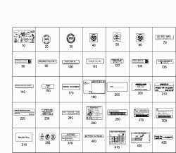 TYPE PLATE,GUIDE SIGNS 1