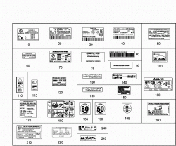 TYPE PLATE,GUIDE SIGNS